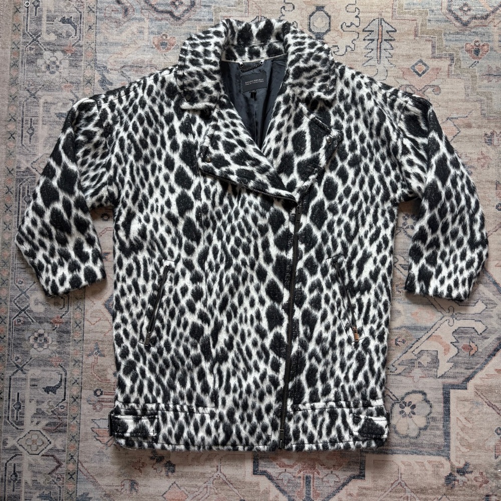 Banana Republic Faux Fur Jacket